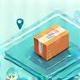 Parcel tracking icon